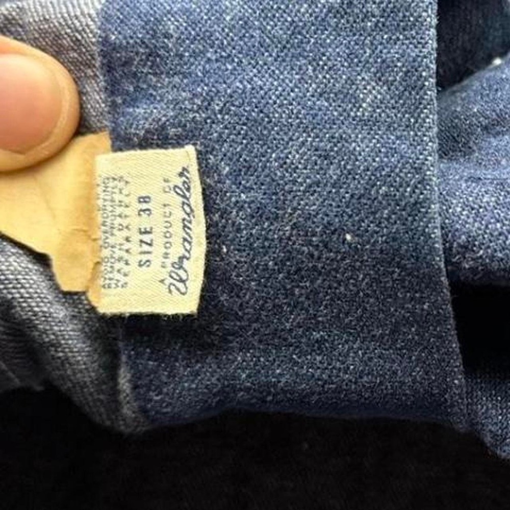 Vintage Distressed‎ Wrangler Chore Jacket 60s - Picture 5 of 6